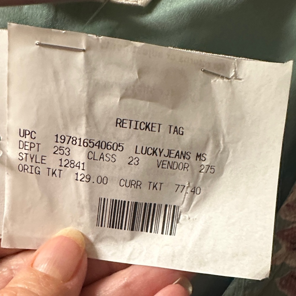 Lucky Brand Green Floral Maxi Dress - Picture 3 of 6